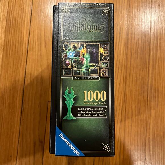 Ravensburger Disney Villainous Maleficent Jigsaw Puzzle Green 1000 Piece - Picture 3 of 8